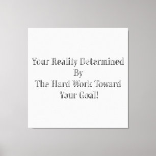 Cute Your Reality Design Meant For You!  Mug Canva Canvas Print