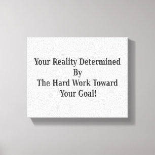 Cute Your Reality Design Meant For You! Wood Wall Canvas Print