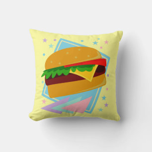 Cute Yummy Burger Cushion