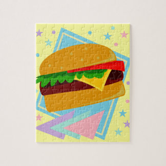 Cute Yummy Burger Jigsaw Puzzle