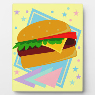 Cute Yummy Burger Plaque