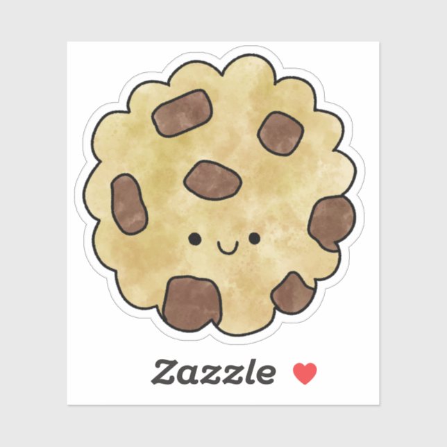 Cute yummy chocolate cookie (Sheet)