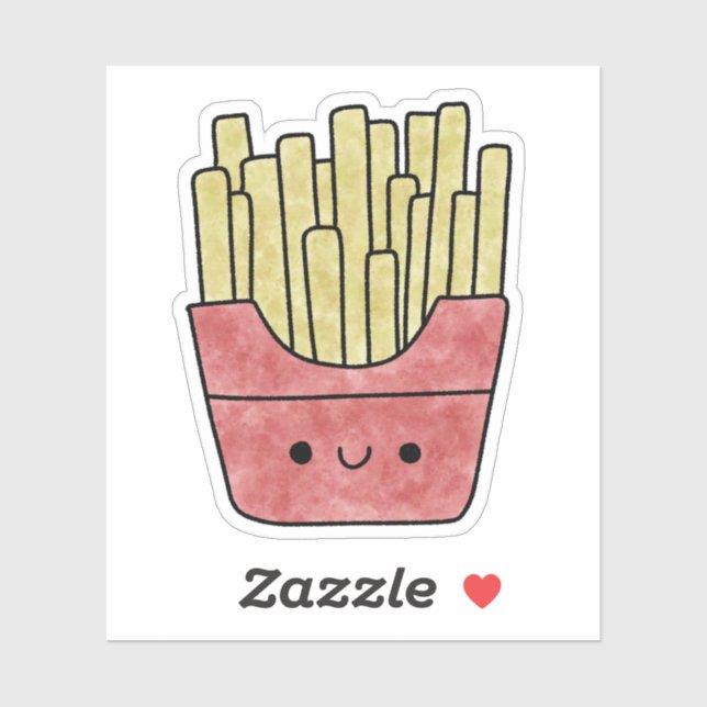 Cute yummy French fries (Sheet)