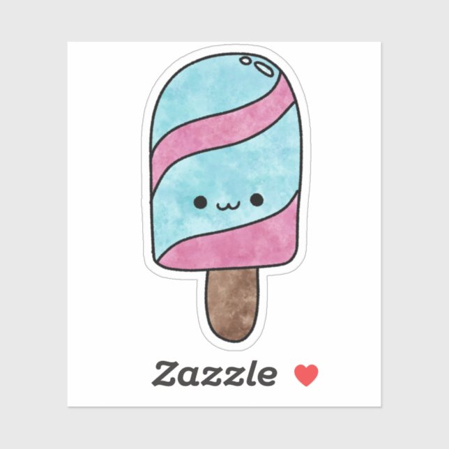 Cute yummy stick ice cream (Sheet)