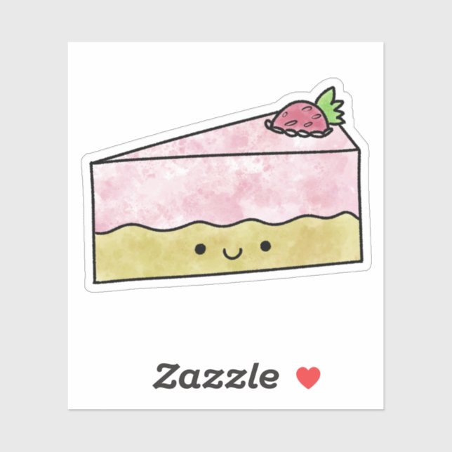 Cute yummy strawberry cake (Sheet)