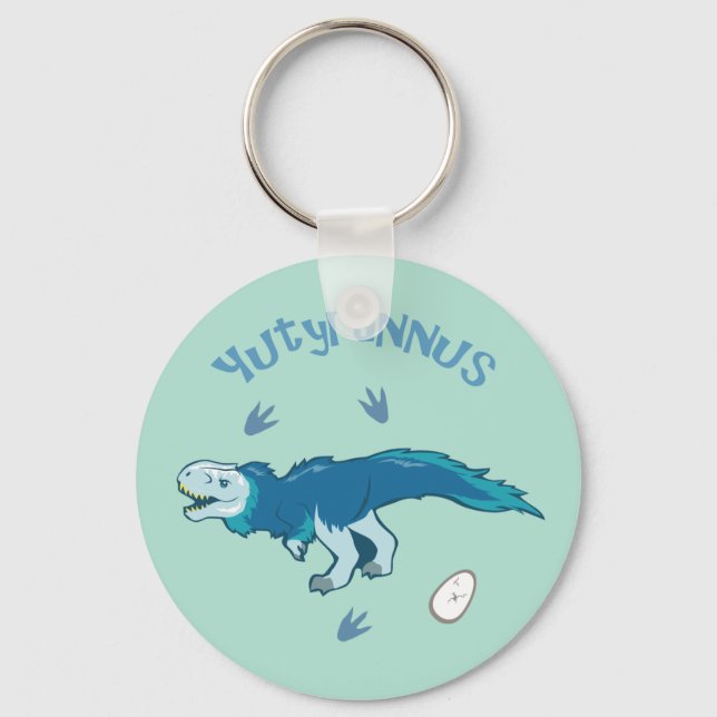 Cute Yutyrannus Key Ring (Front)