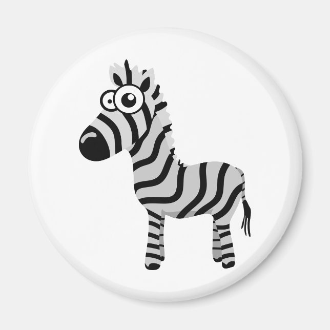 Cute zebra magnet (Front)