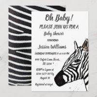 Cute Zebra Safari Jungle pattern animal Baby boy I