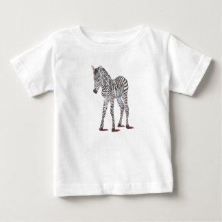 Cute Zebra Top Wildlife Design for Babies T-Shirt
