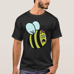 Cute Zombie Bee Zombee Halloween Graphic  Sarcasti T-Shirt