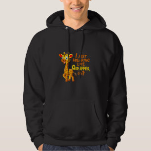 Cute Zoo Animal Giraffe Hoodie