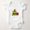 Cute Zoo Animals and Toy Train Baby T-shirt