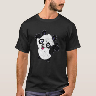 Cute Zoo Animals Happy Baby Panda Zookeeper T-Shirt