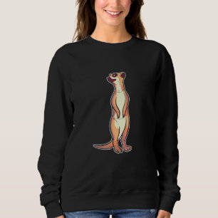 Cute Zoo Animals Wildlife Meerkat Boys Sweatshirt