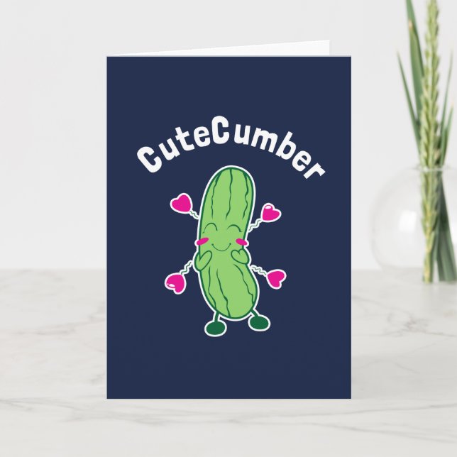 CuteCumber Card (Front)