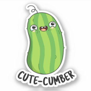 Cutecumber Funny Cucumber Pun
