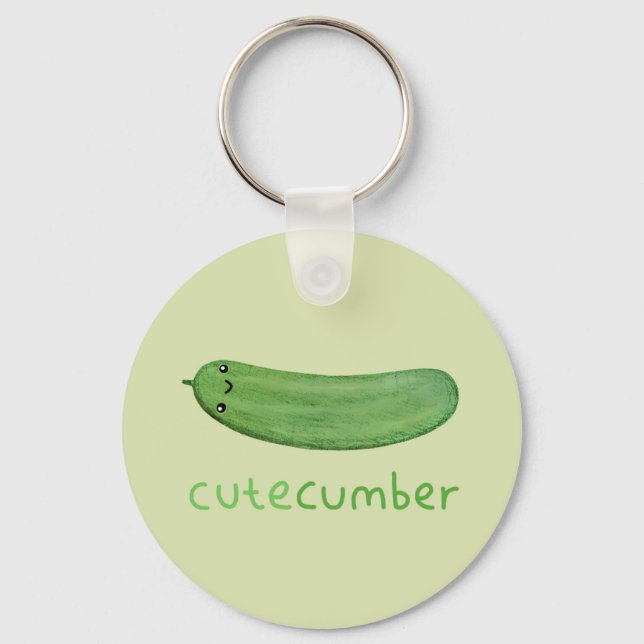 Cutecumber Key Ring (Front)