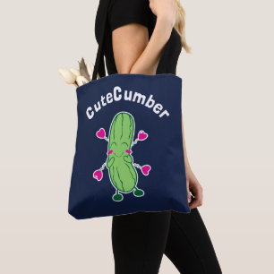 CuteCumber Tote Bag