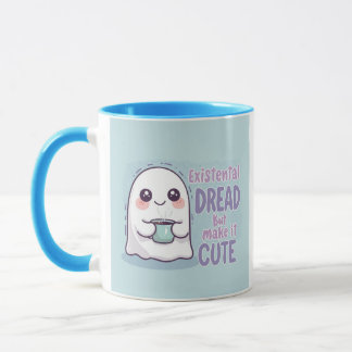 CuteGhost "Existential Dread But Make It Cute" Mug