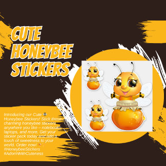 Cute🐝Honeybee🐝Stickers