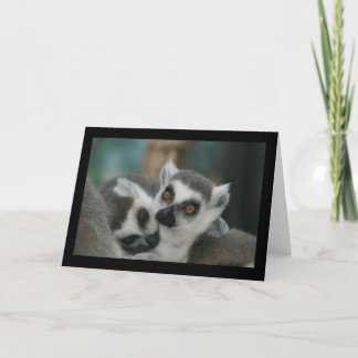 CuteLemur Loving Any Occasion Greeting Card
