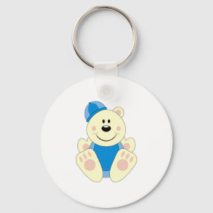 Cutelyn Baby Boy Snow Polar Bear Key Ring