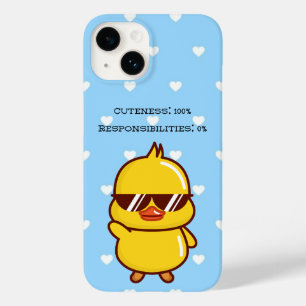 Cuteness 100% Responsibilities 0% Cute Duck Case-Mate iPhone 14 Case
