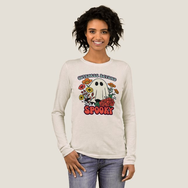 Cuteness Beyond Spooky Tri-Blend Shirt (Full Front)