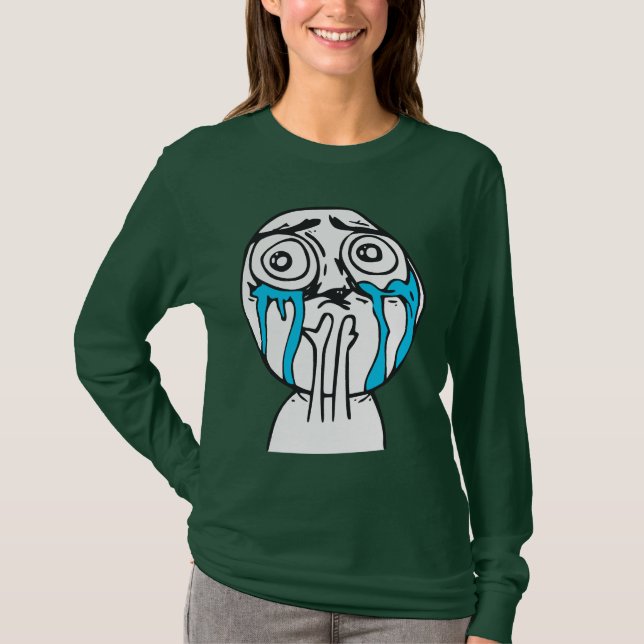 Cuteness Overload Cute Rage Face Meme T-Shirt (Front)