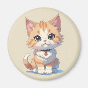 Cuteness Overload Kawaii Kitty Magnet