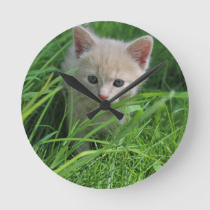 Cuteness Round Clock