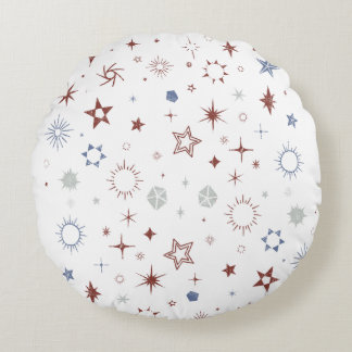 cuter stars round cushion