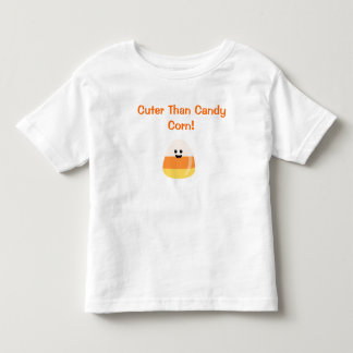 "Cuter Than Candy Corn"  Halloween T for Toddlers Toddler T-Shirt