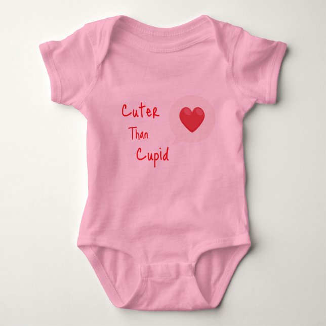 Cuter than Cupid Baby Bodysuit (Front)