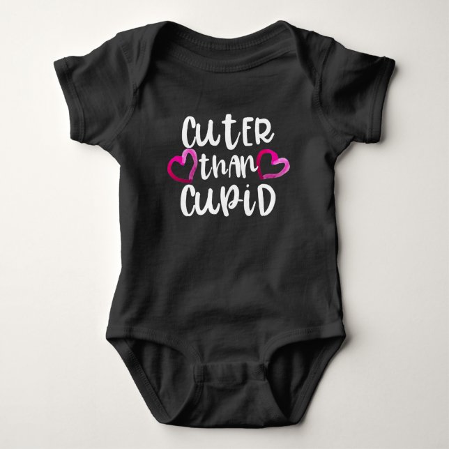 Cuter than Cupid Baby Bodysuit (Front)