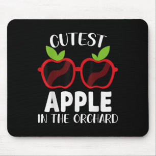 Cutest Apple In The Orchard 2025 Fall Harvest Fun Mouse Pad