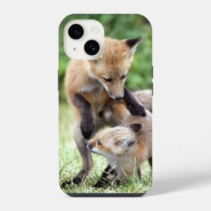 Cutest Baby Animals Adorable Fox Kit & Mama iPhone 14 Case