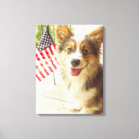 Cutest Baby Animals | American Flag Corgi
