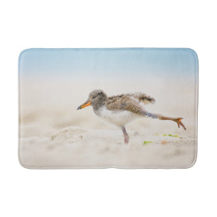 Cutest Baby Animals American Oystercatcher Chick Bath Mat
