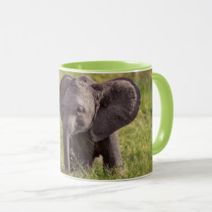 Cutest Baby Animals   Baby Elephant Kenya Africa Mug