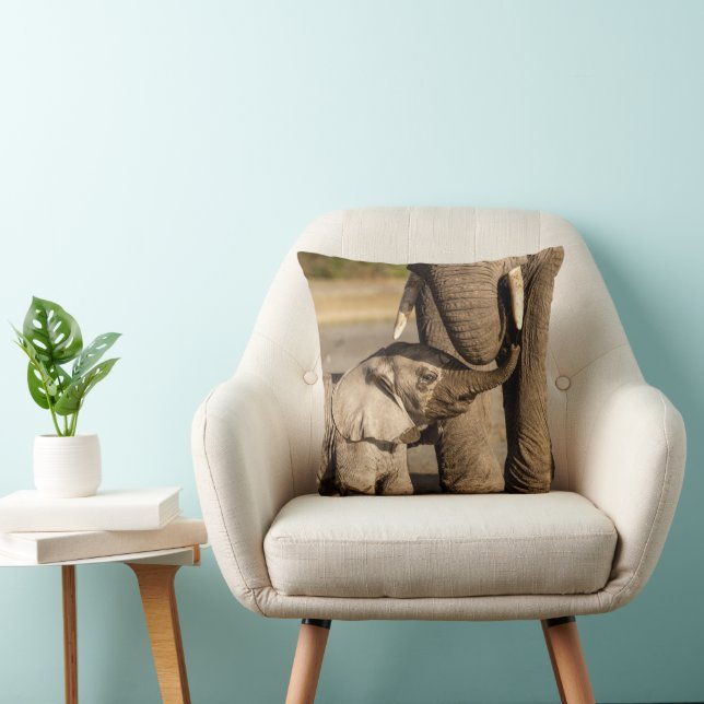 Cutest Baby Animals | Baby Elephant & Mama Cushion (Chair)