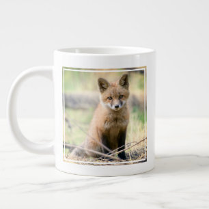 Cutest Baby Animals   Baby Fox Large Coffee Mug