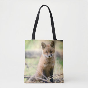 Cutest Baby Animals   Baby Fox Tote Bag