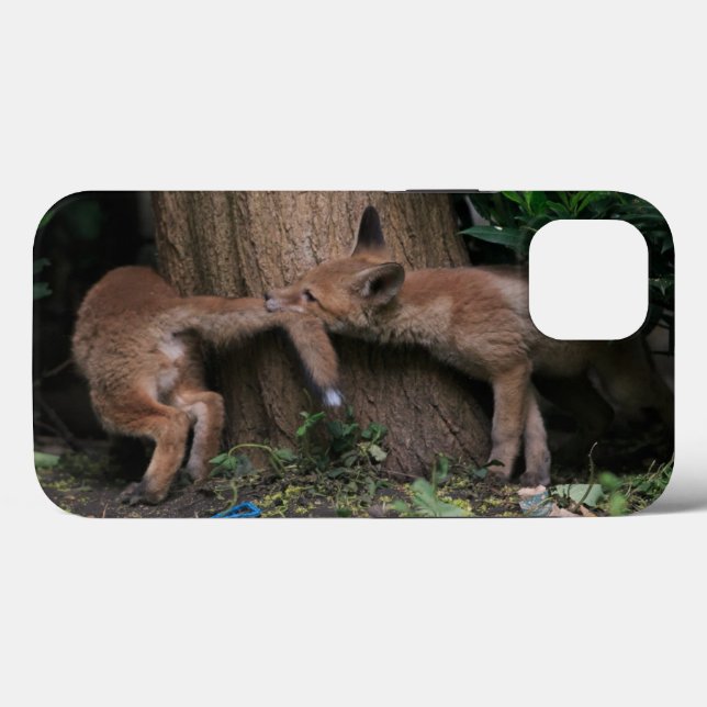Cutest Baby Animals | Baby Foxes Playing Case-Mate iPhone Case (Back (Horizontal))