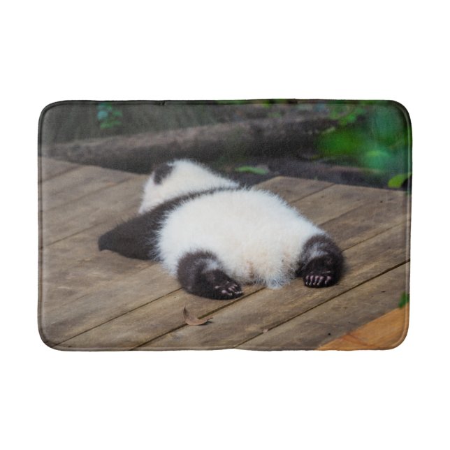 Cutest Baby Animals | Baby Giant Panda Sleeping Bath Mat (Front)