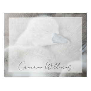 Cutest Baby Animals   Baby Mute Swan Notepad