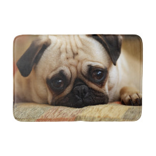 Cutest Baby Animals Baby Pug Puppy Bath Mat