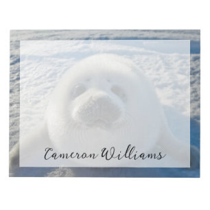 Cutest Baby Animals Baby Seal Notepad