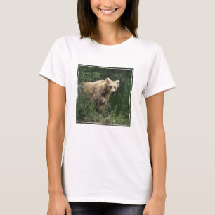 Cutest Baby Animals Bear Mama Bear & Her Cubs T-Shirt