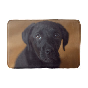 Cutest Baby Animals Black Labrador Puppy Bath Mat